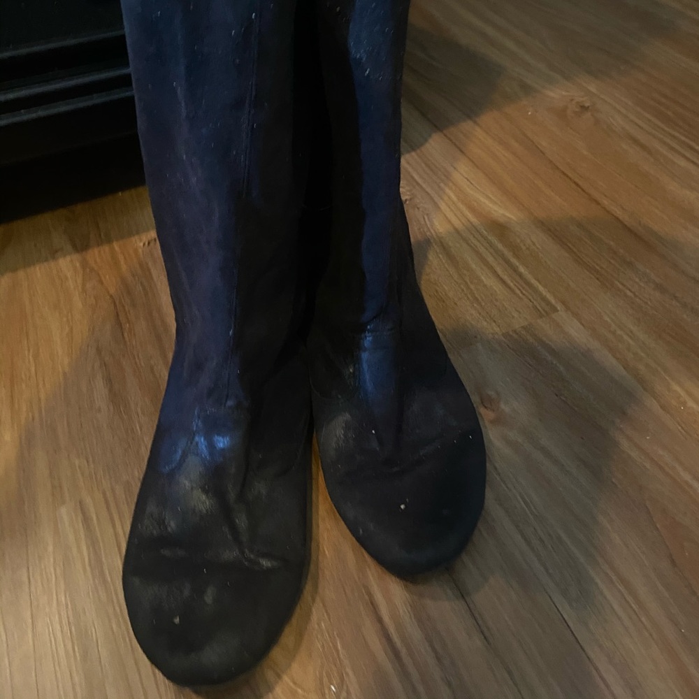 Black over the knee boots